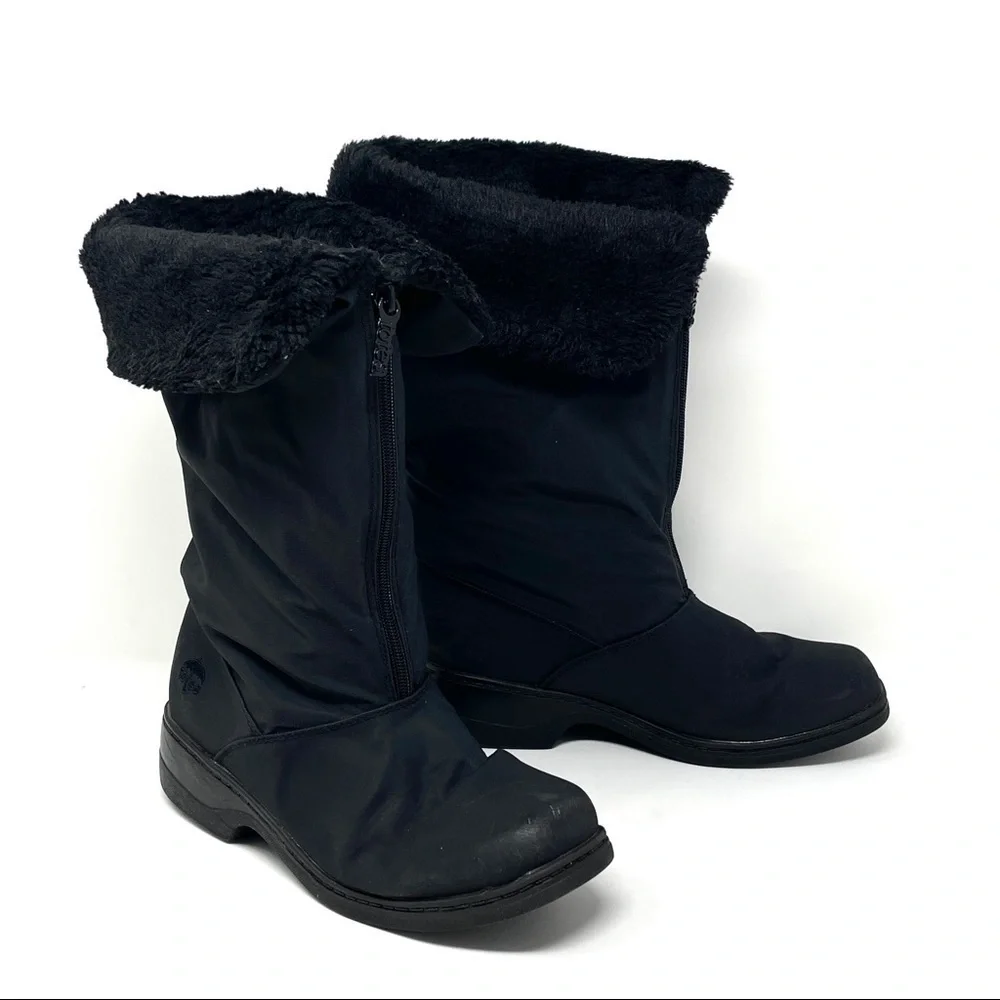 🌺 Totes Convertible Cynthia Nylon Weather Boots 7